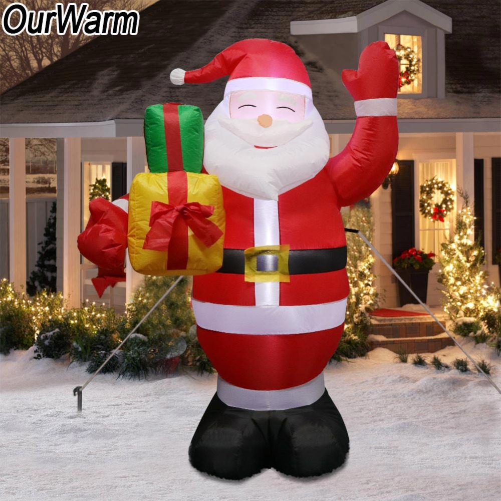 inflatable christmas decorations indoor OurWarm Christmas Inflatables Indoor Outdoor Lawn Yard Decoration