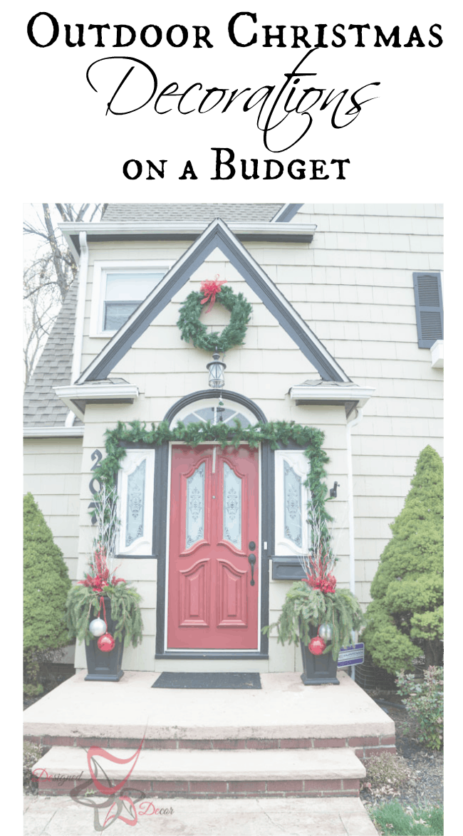 outdoor christmas decorations on a budget Outdoor Christmas Decorations on a Budget! Designed Decor