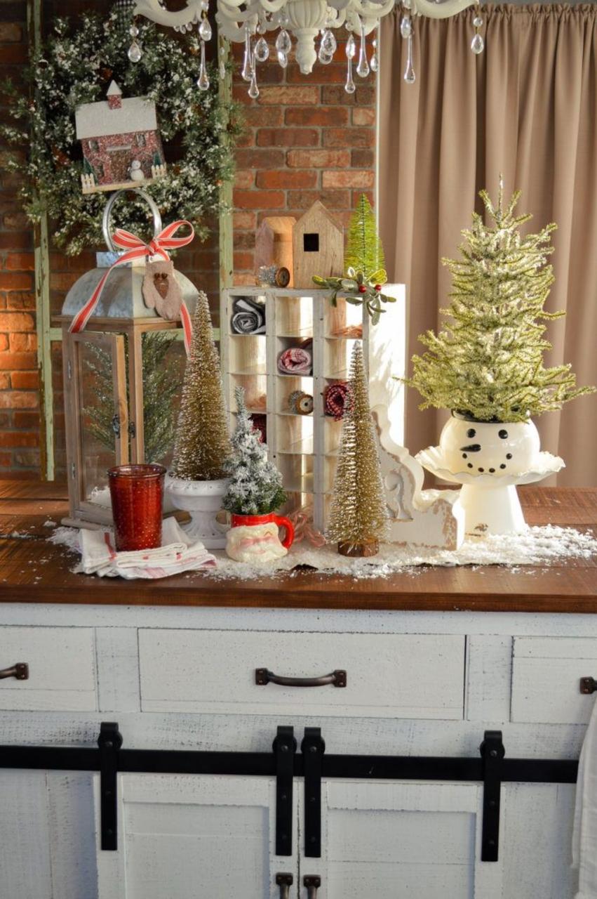 christmas decor kitchen island 30+ Christmas Decor For Kitchen Island DECOOMO