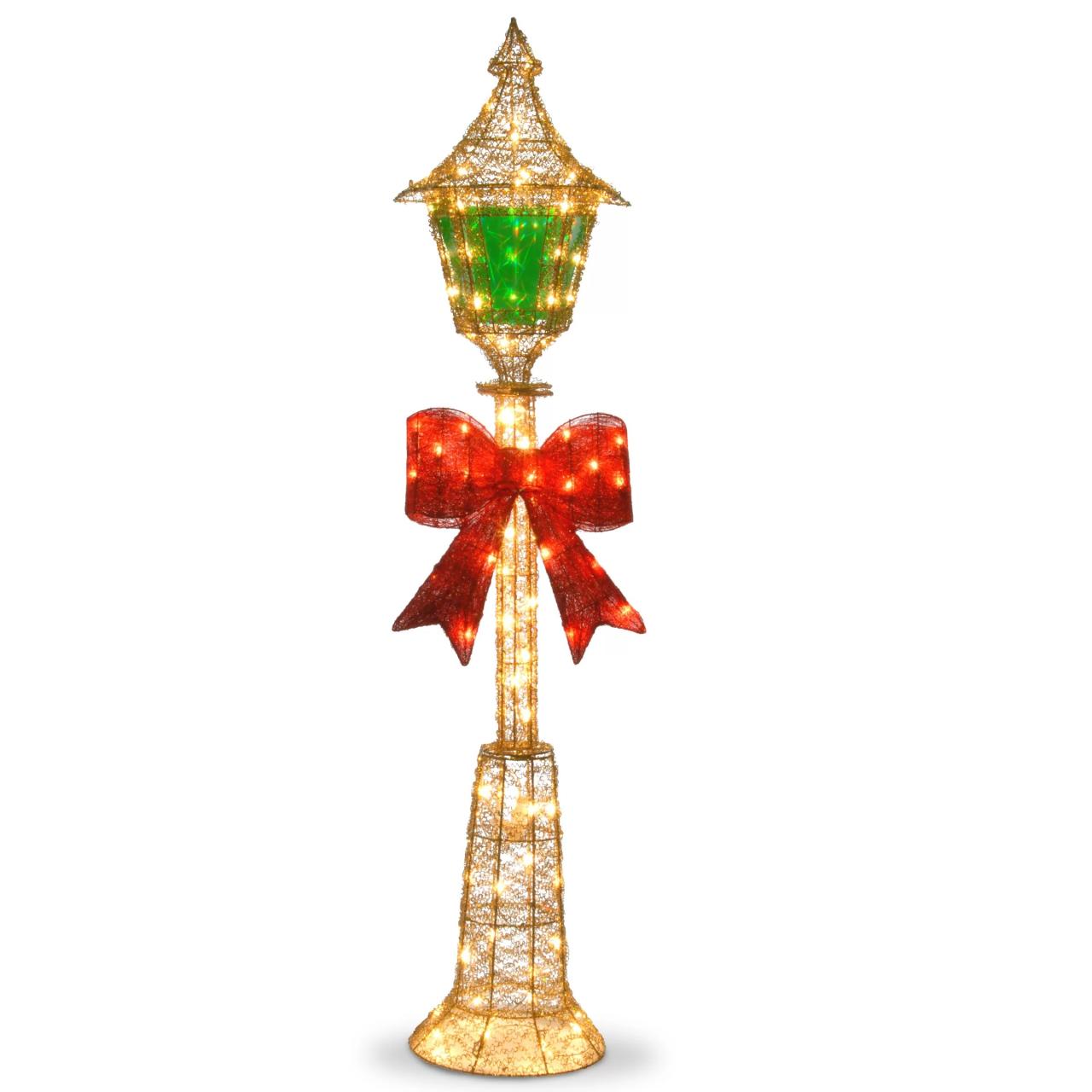 christmas decor lamp post Decorative Décor PreLit Lamp Post Christmas Decoration Wayfair