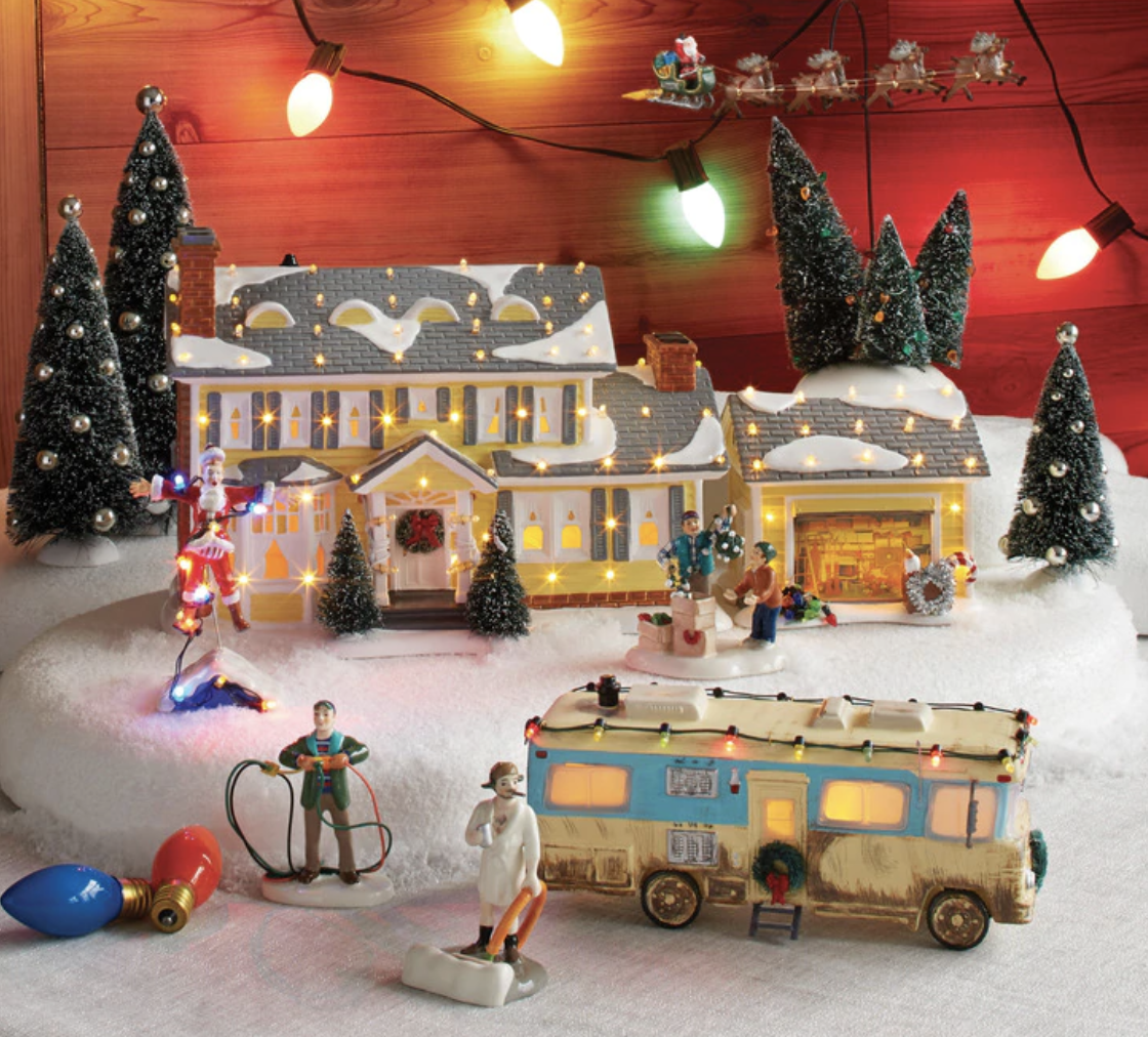 christmas vacation home decor This 'Christmas Vacation' Set Is a Decorative Village You'll Actually Want