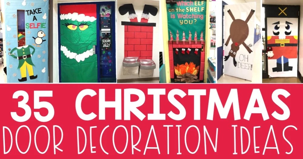 diy christmas decor for door Get Festive with These Creative Christmas Door Decorating Ideas Transform Your Home into a