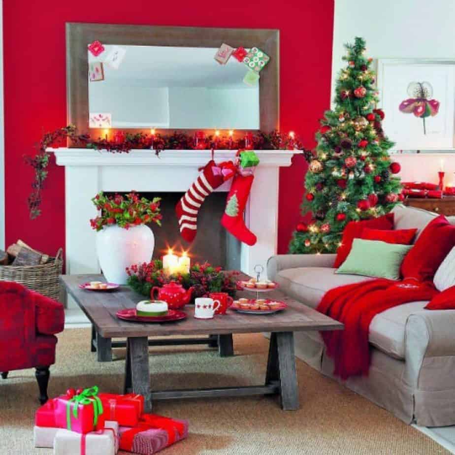 living room table christmas decor 17 Magical Christmas Living Room Decor Ideas to Recreate Habitat for Mom