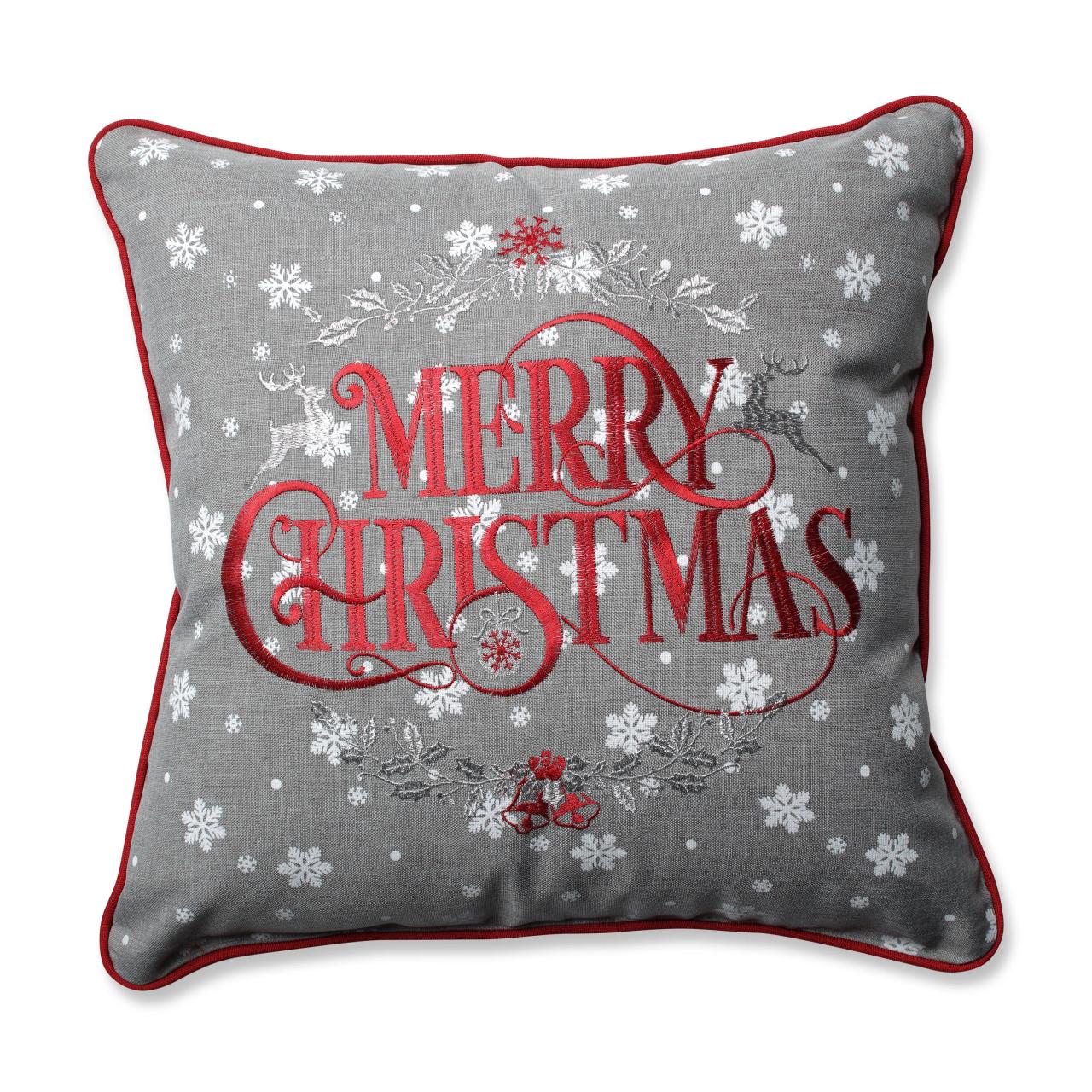 christmas decor throw pillows Pillow Perfect Snowy Christmas Throw Pillow & Reviews Wayfair.ca