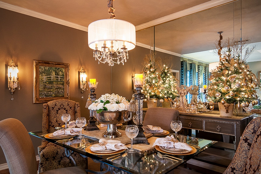 dining room christmas decor ideas 21 Dining Room Christmas Decorating Ideas with Festive Flair!