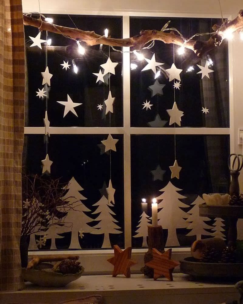 diy christmas window decor 40 Easy Christmas Window Decoration Ideas for 2023