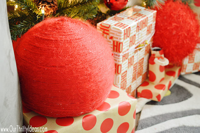 decor for under christmas tree Decor for Under the Christmas Tree Our Thrifty Ideas