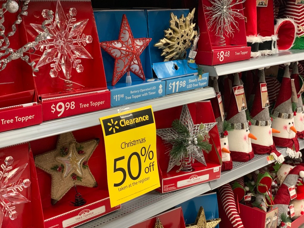 walmart christmas clearance decor 50 off Christmas Clearance at Walmart