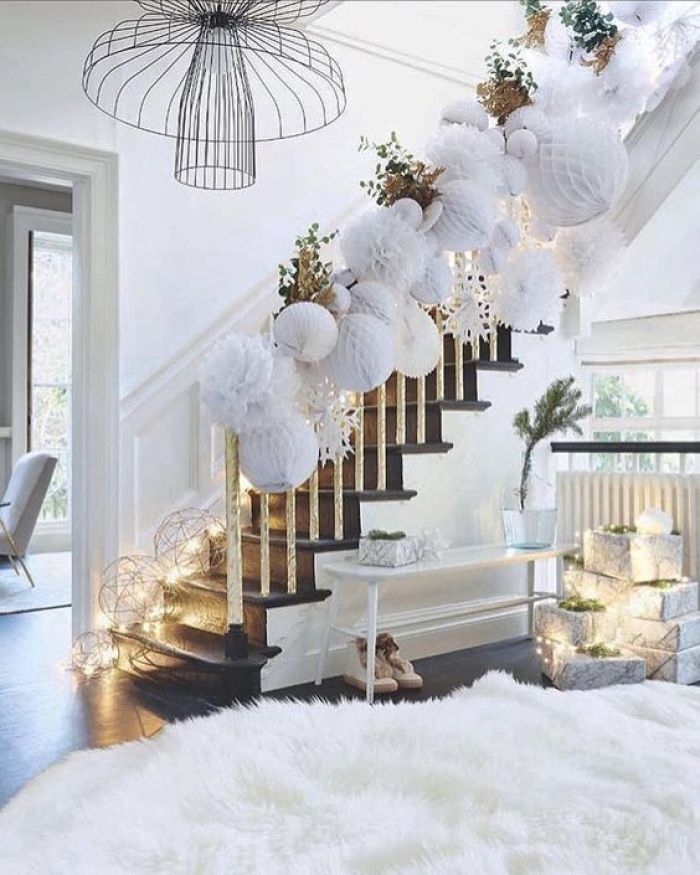 all white christmas tree decor White Christmas Decor 48 great ideas for snowy Christmas at home My desired home