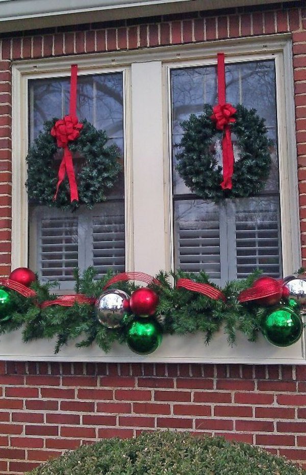 christmas decorations indoor windows Window decorations for Christmas beautiful discreet and great