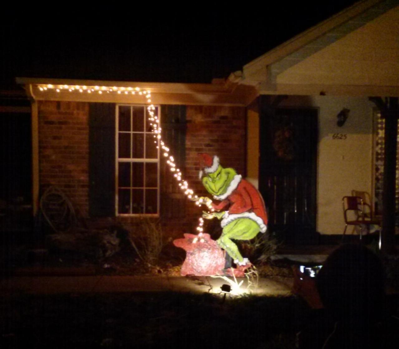 grinch christmas outside decor The Grinch Outdoor Christmas Decorations Christmas Day