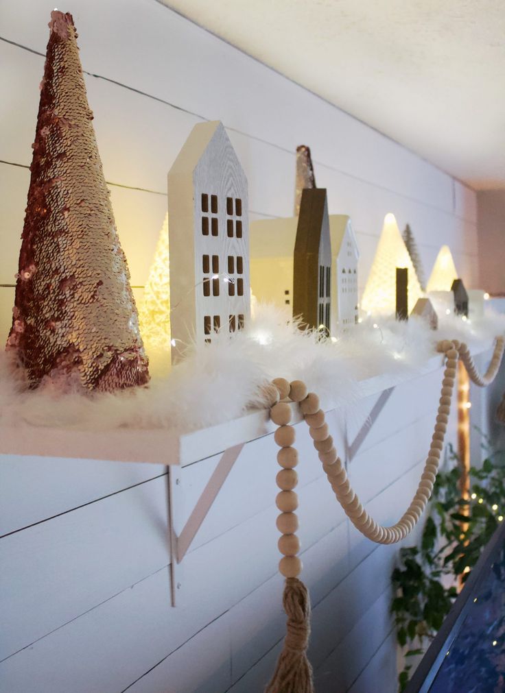 christmas decor ideas for shelves How to Decorate Shelves For Christmas Layering you Decor