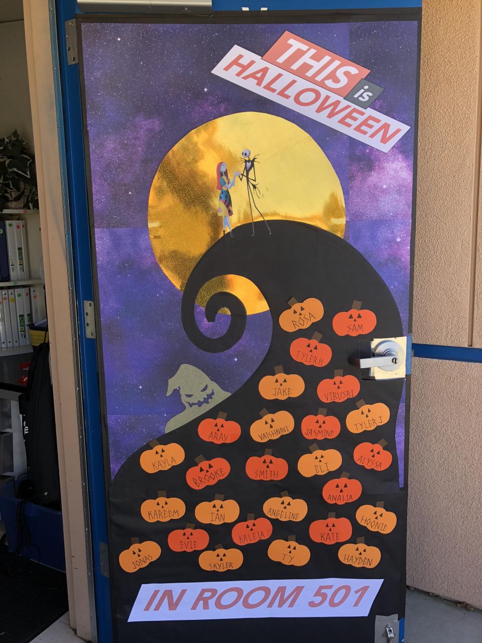 nightmare before christmas door decor Nightmare Before Christmas Door Decorations Ideas For Preschoolers