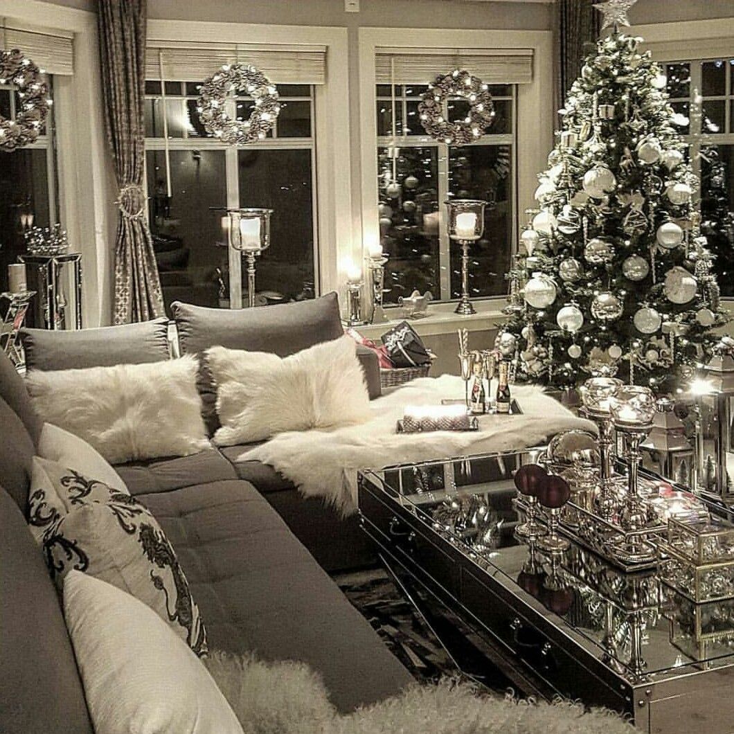 christmas wall decor ideas pinterest Pinterest//amberac Weihnachtszimmer, Elegantes weihnachten, Haus deko