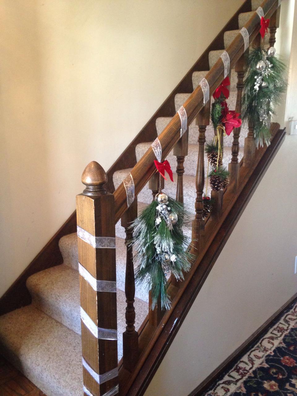 christmas decor for banister 20+ Christmas Decor For Stair Banisters