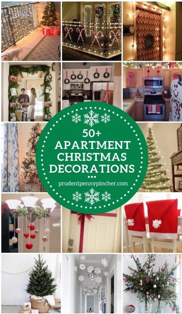 christmas decoration ideas apartment 50 DIY Apartment Christmas Decor Ideas Prudent Penny Pincher