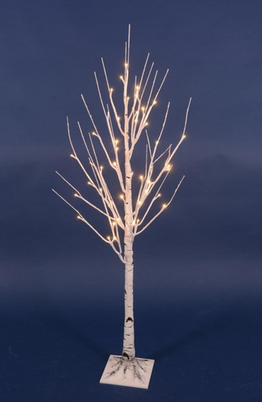 birch tree christmas decor 4' PreLit LED White Birch Tree Outdoor Decoration White Lights Christmas Central