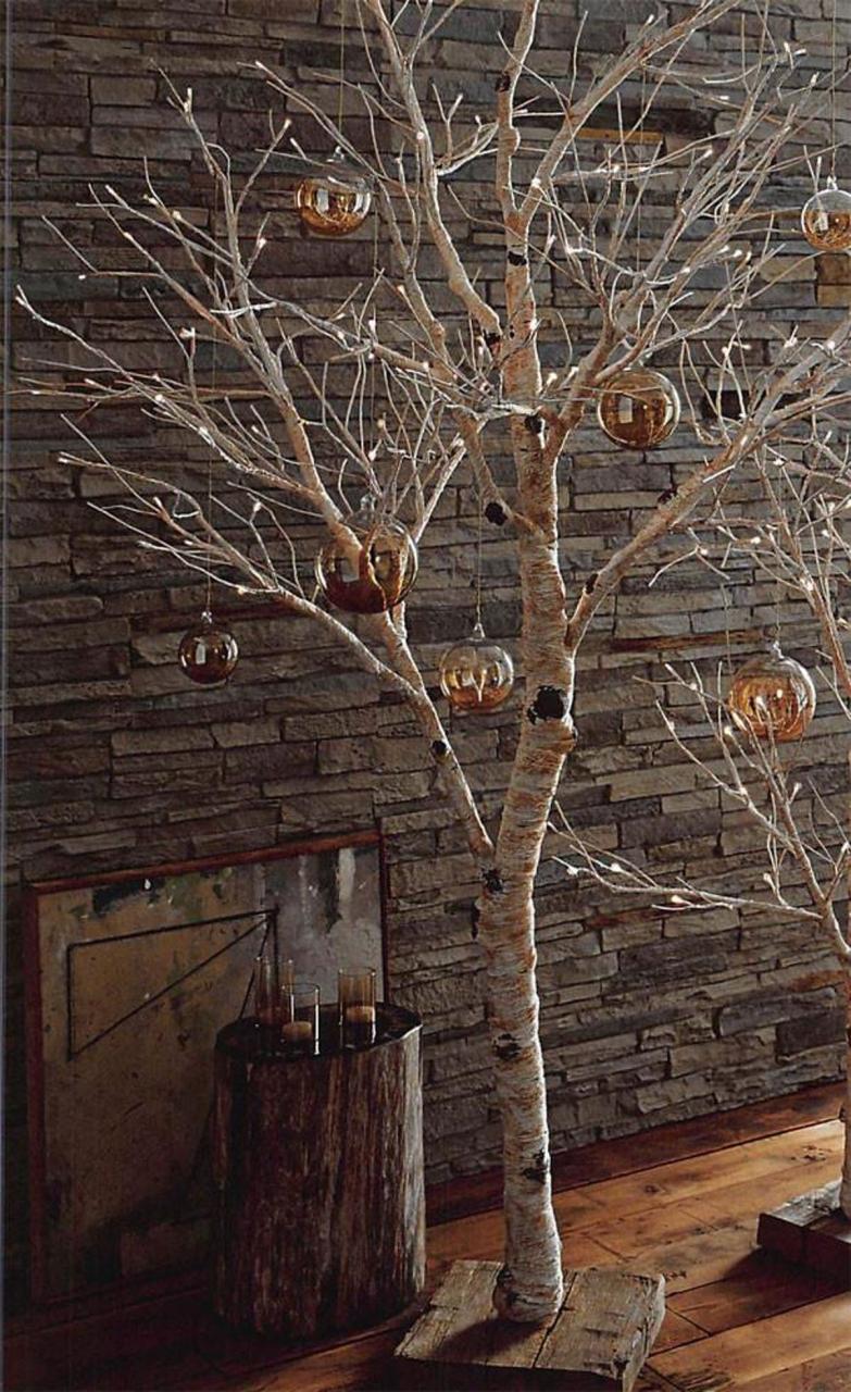 christmas decor with branches Roost Lighted Birch Trees Birch tree decor, Birch tree decor christmas, White birch trees