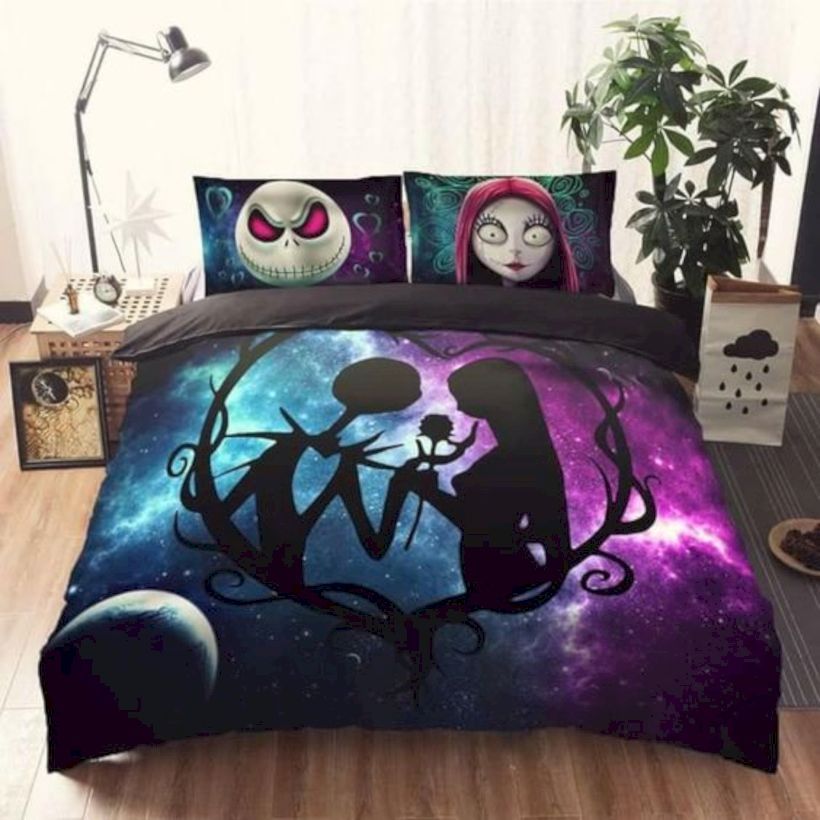 nightmare before christmas bedroom decor 30 Cool Halloween Decor For Kids Room Nightmare before christmas bedding