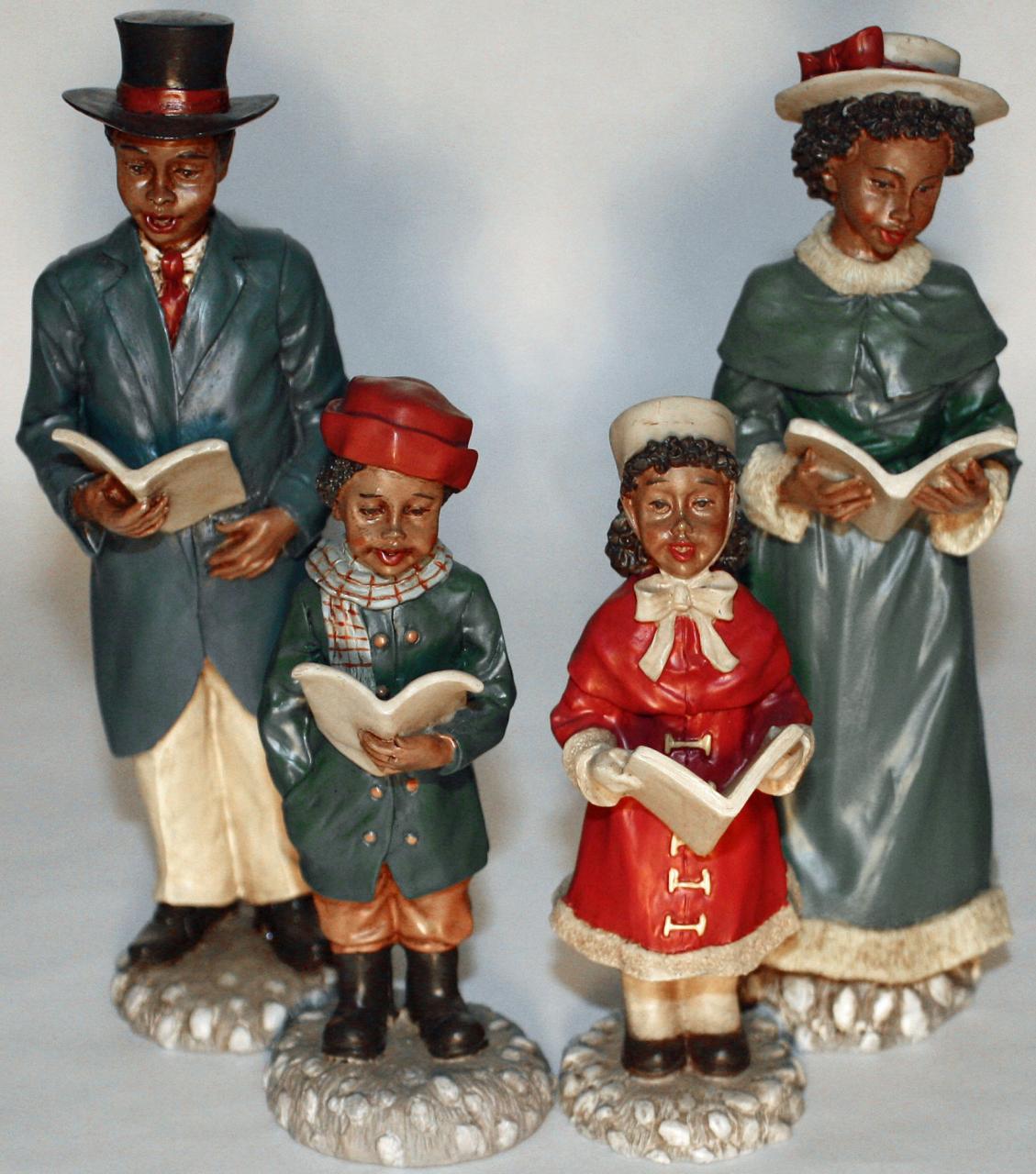 african american christmas decor Black African American Carolers Black christmas, Christmas scenes, Black love art