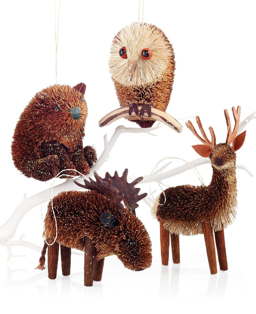 woodland creatures christmas decor Woodland Animals Christmas Decorations Animals World