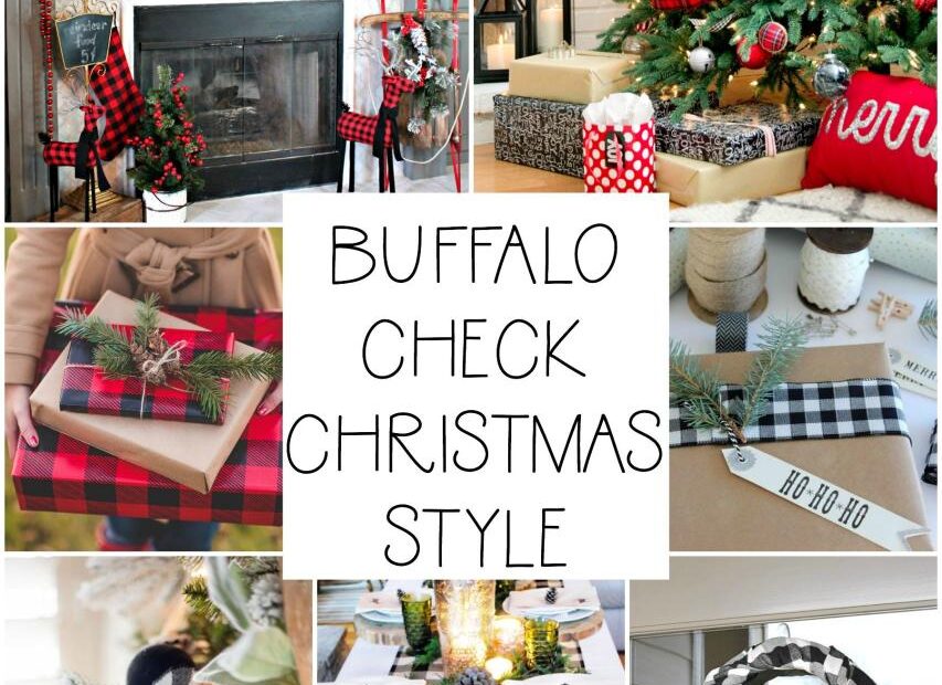 buffalo check christmas decor Buffalo Check Christmas Decor