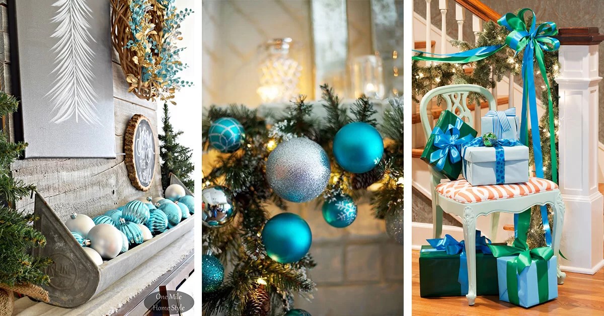 light blue christmas decor 23 Best Blue Christmas Decor Ideas and Designs for 2024