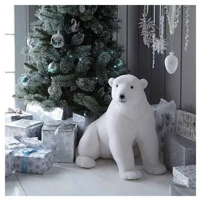 polar bear christmas decor Buy Large Sitting Polar Bear Christmas Room Decoration from our All Christmas range Tesco