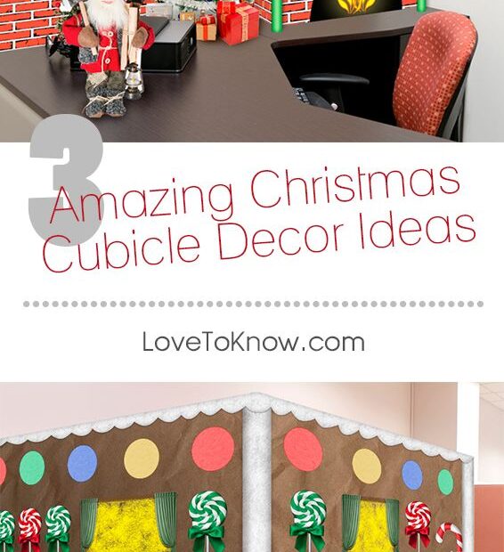 office christmas decorating themes Christmas Cubicle Decorating Ideas Festive Office Decor