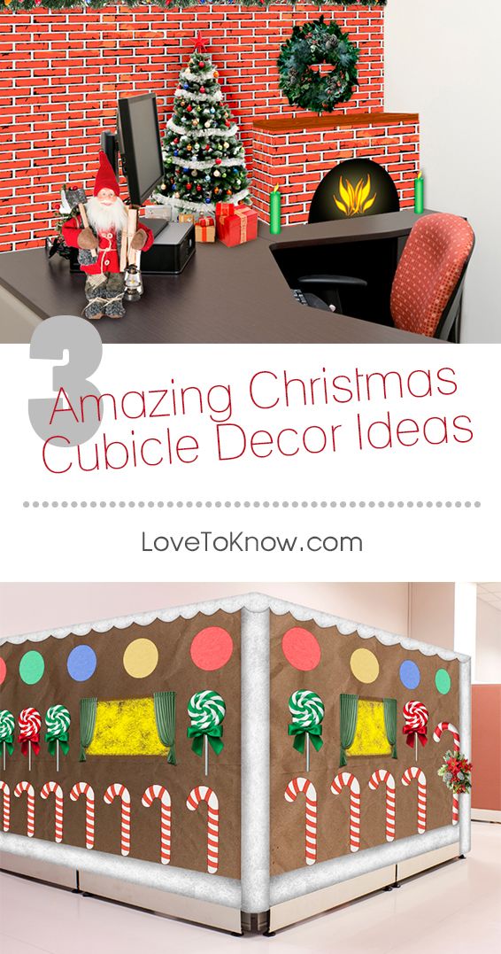 office christmas decorating themes Christmas Cubicle Decorating Ideas Festive Office Decor