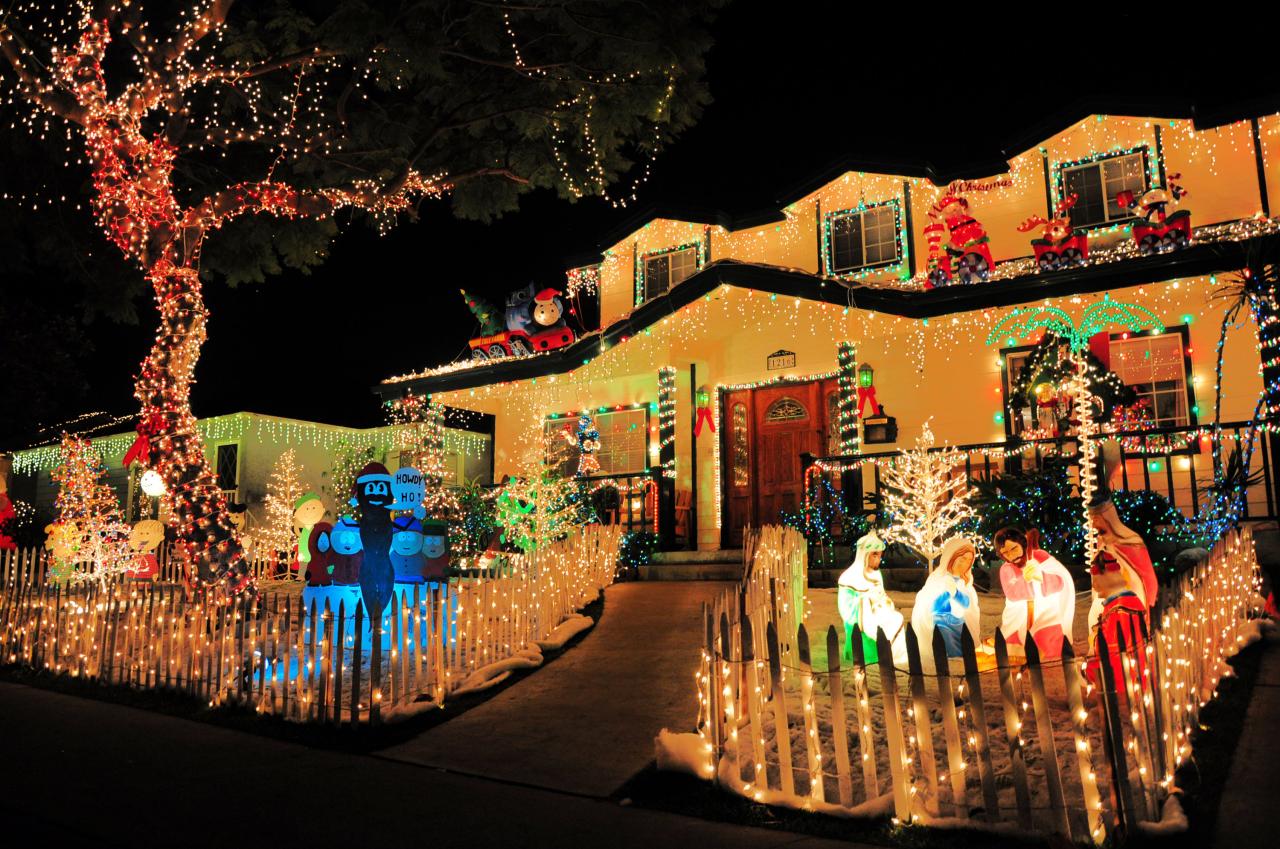 christmas decorations near me now Christmas Light Decorated Houses Near Me The Cake Boutique