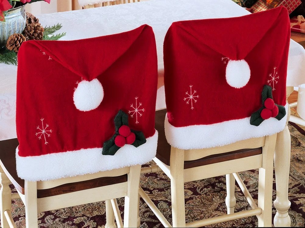 christmas decor for chairs 19 CREATIVE CHRISTMAS CHAIR DECORATIONS... Godfather Style