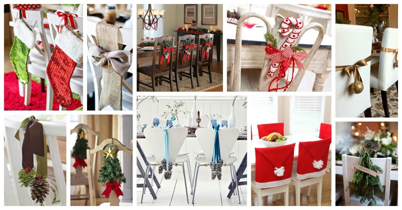 christmas decor for chairs Wonderful Christmas Chair Decor Ideas That Will Amaze You