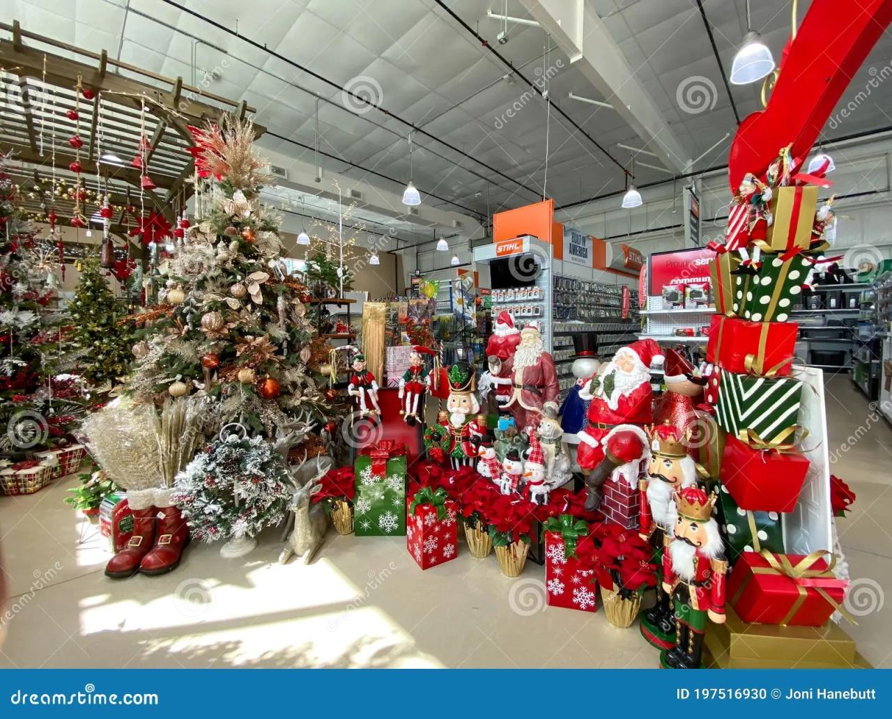 ace hardware christmas decor Christmas Decorations at an Ace Hardware Retail Store in Orlando, Florida Editorial Image