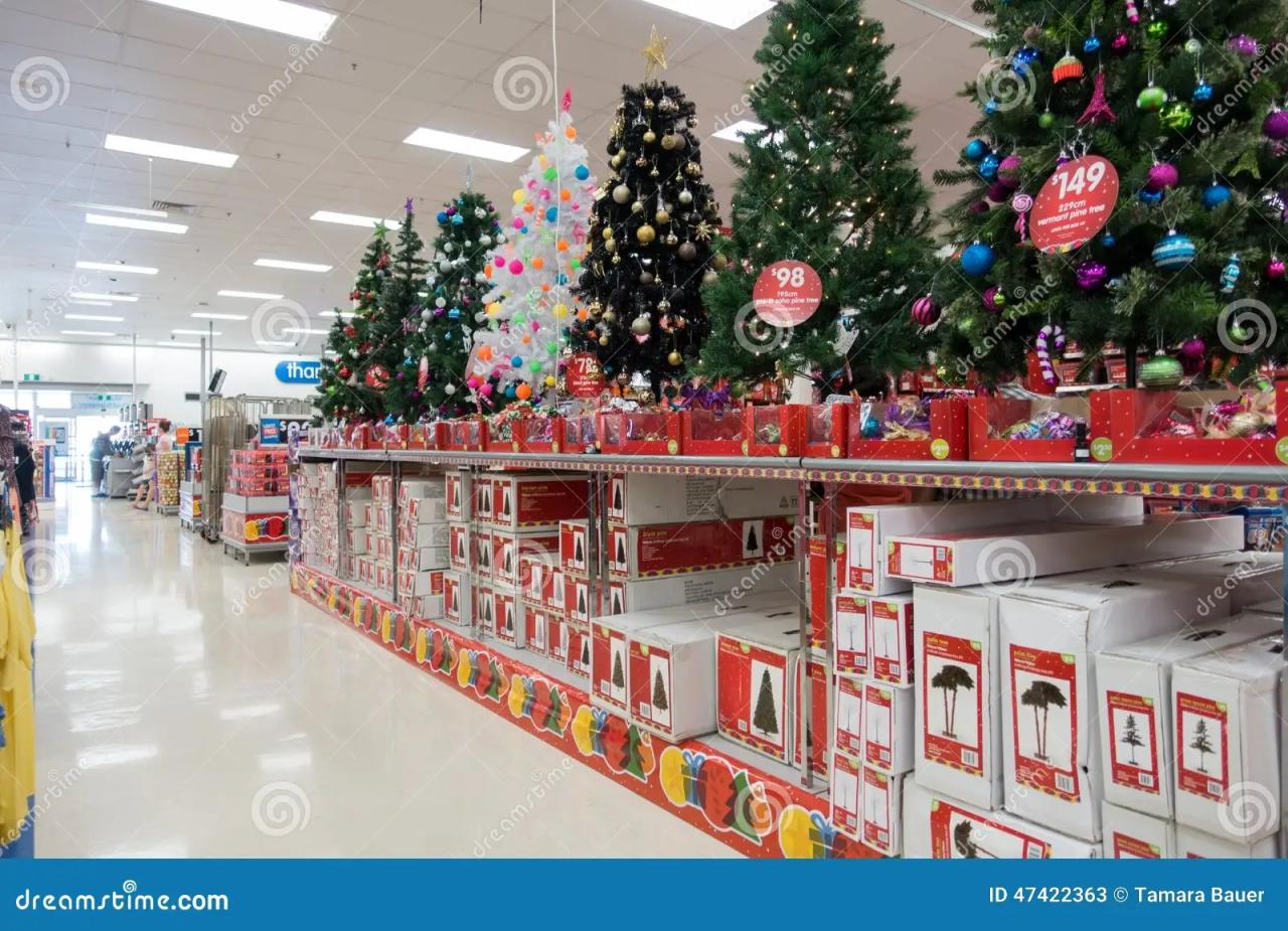 christmas decorations big w sale Christmas Decorations, Big W Superstore Editorial Stock Photo Image