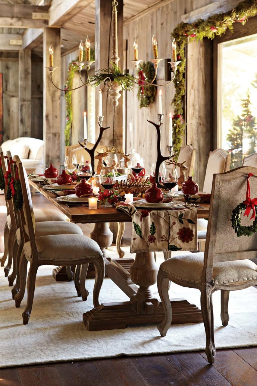 christmas decor dining room How to Decorate Your Dining Room For Christmas Room Decor Ideas