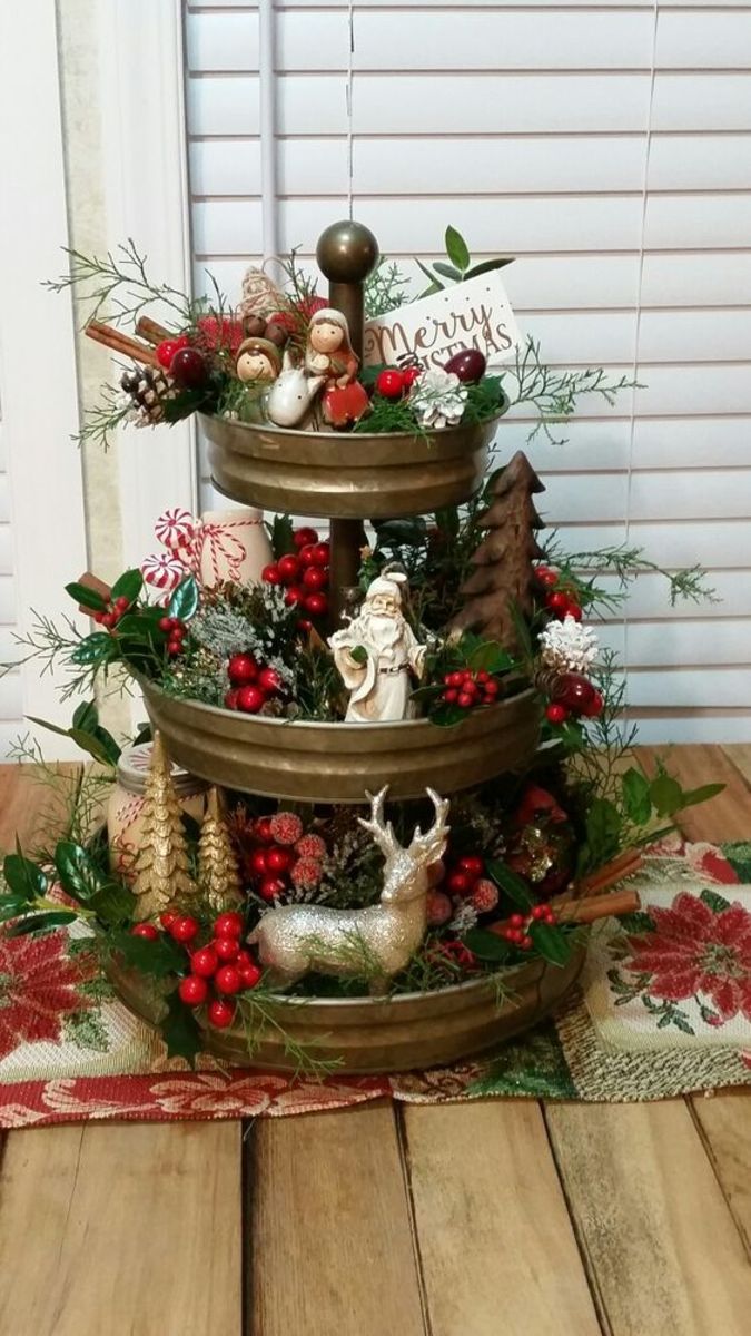 christmas tier tray decor 35+ DIY Christmas Tiered Tray Décor Ideas HubPages