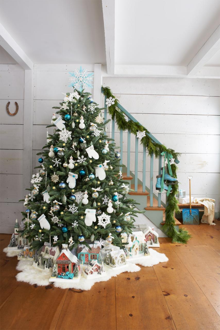 decor for under christmas tree 60+ Christmas Tree Decorating Ideas How to Decorate a Christmas Tree