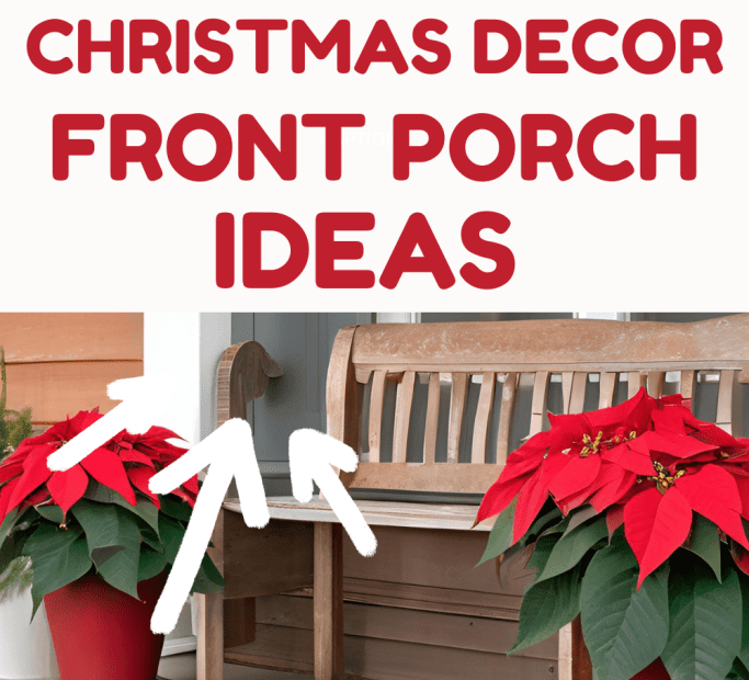 christmas decor for the front porch 13 Simple, Easy Christmas Decor Front Porch Ideas Pribbles