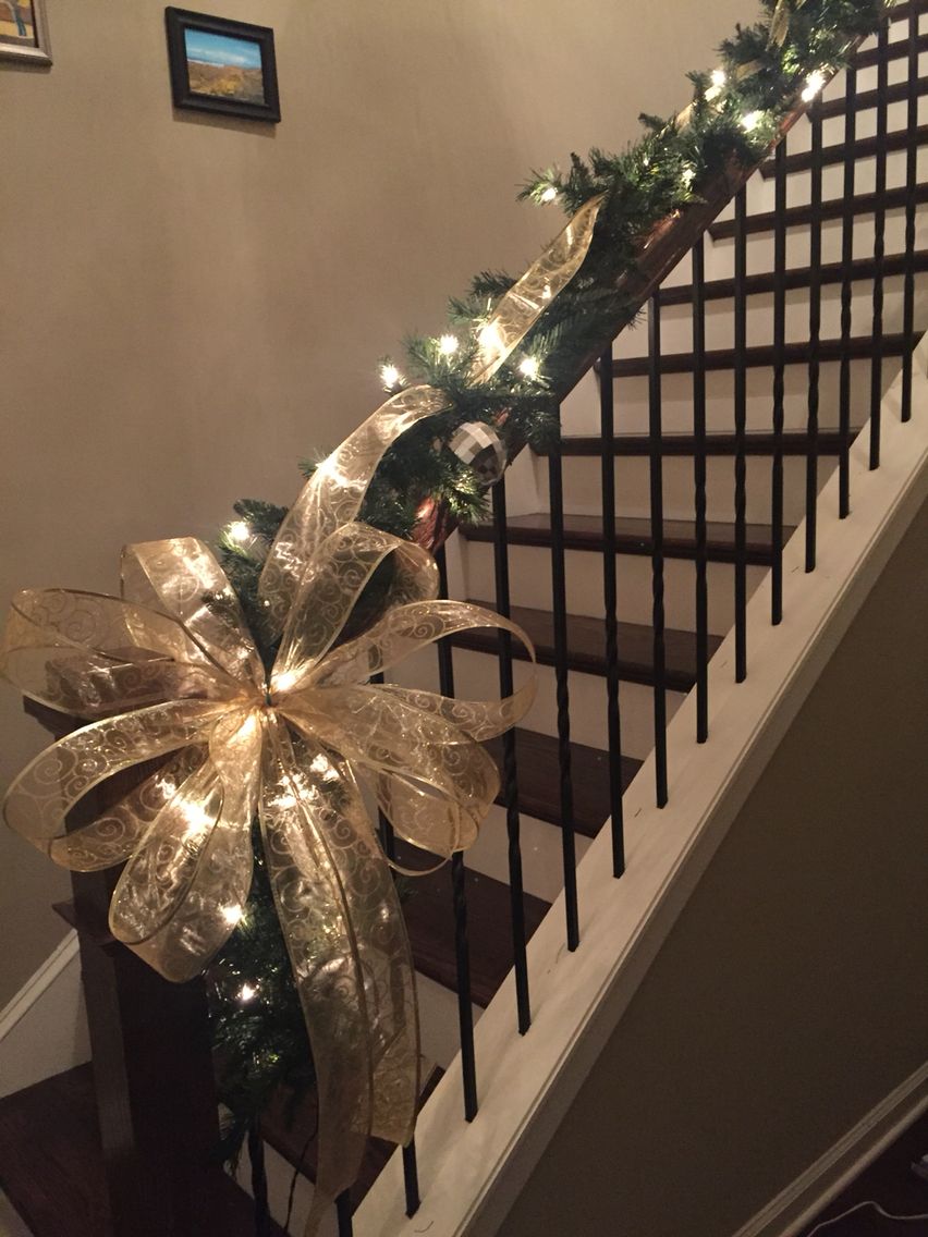 christmas decor for banister 20+ Christmas Decor For Stair Banisters