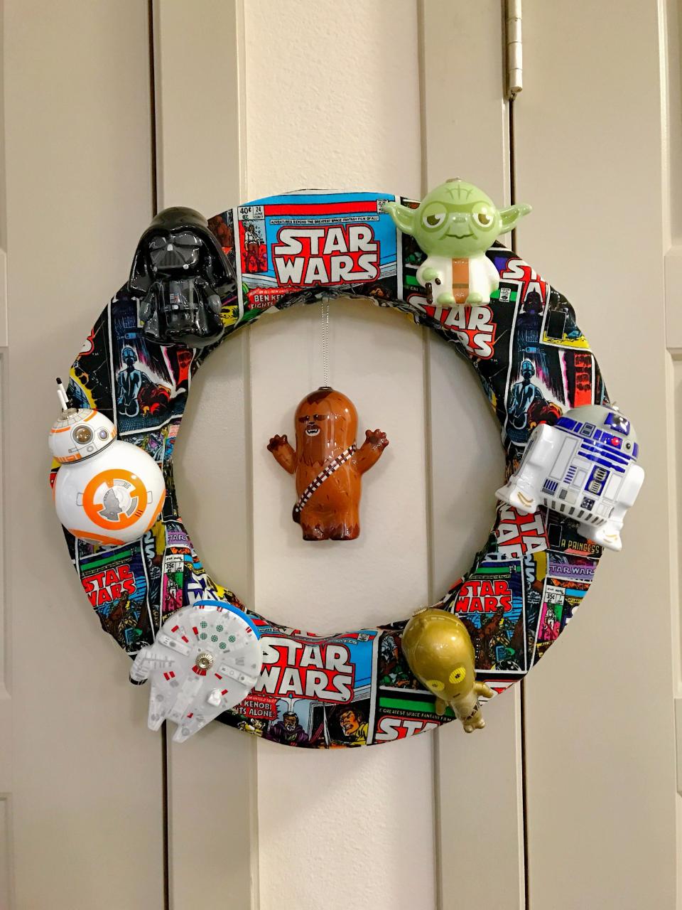 star wars christmas decor Pin by Amy SilvaAdams on Star wars in 2023 Star wars christmas crafts, Star wars christmas