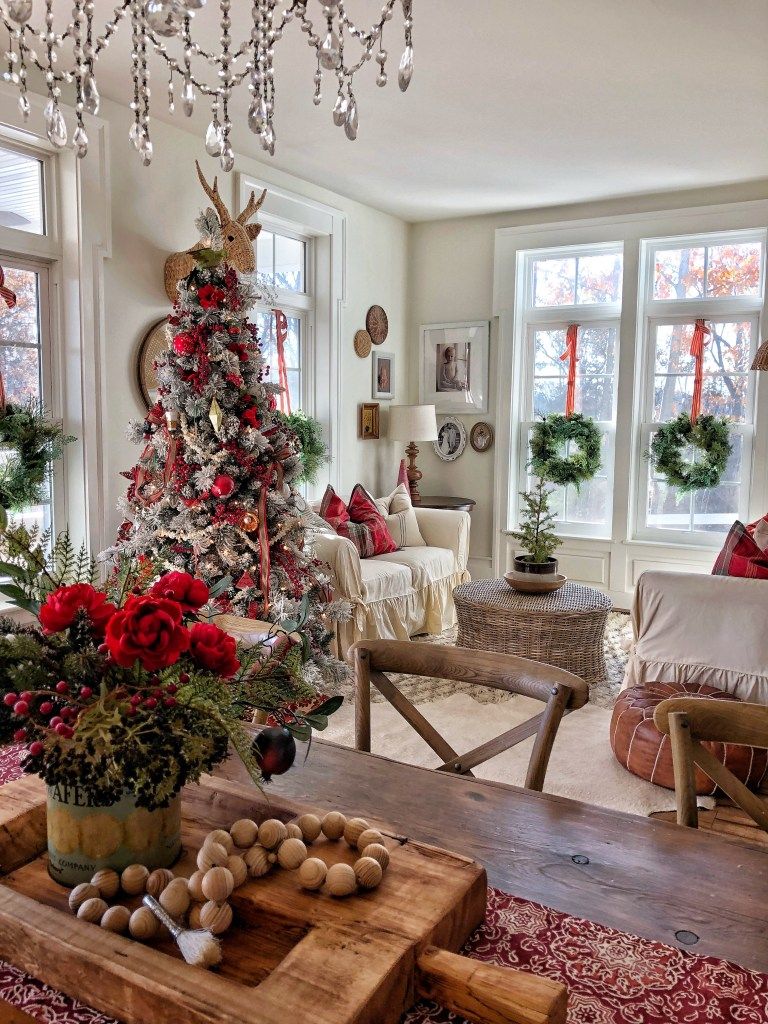 farmhouse christmas tree decor 30+ Farmhouse Christmas Decor Ideas