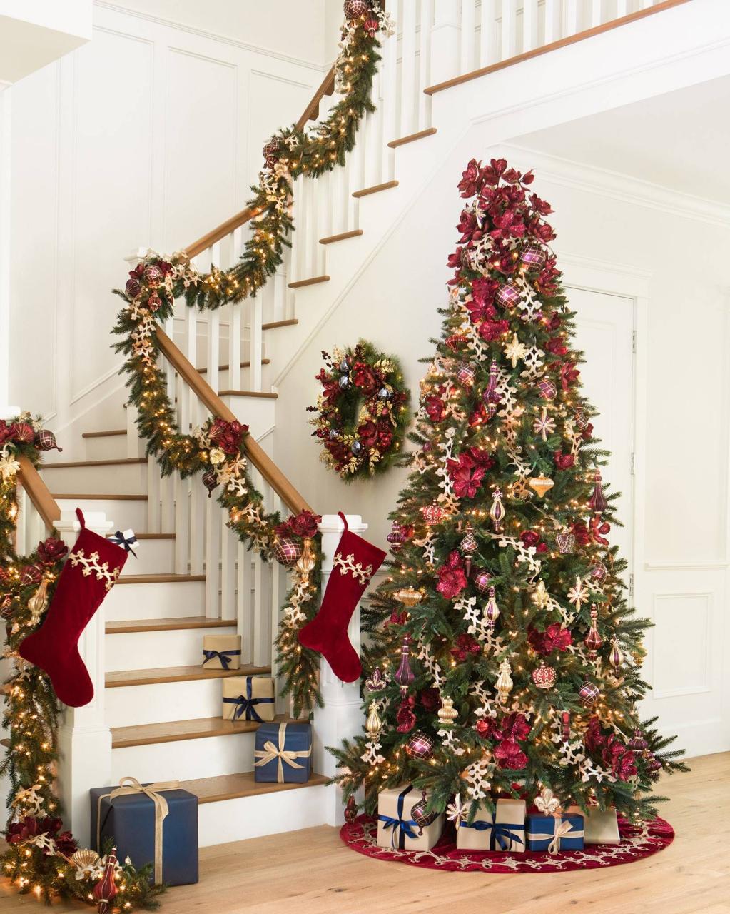 elegant indoor christmas decorations Royal Windsor Foliage by Balsam Hill Elegant Christmas Trees, Farmhouse