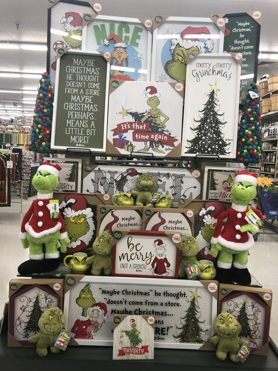 hobby lobby grinch christmas decor Grinch Christmas Decor Hobby Lobby HMDCRTN