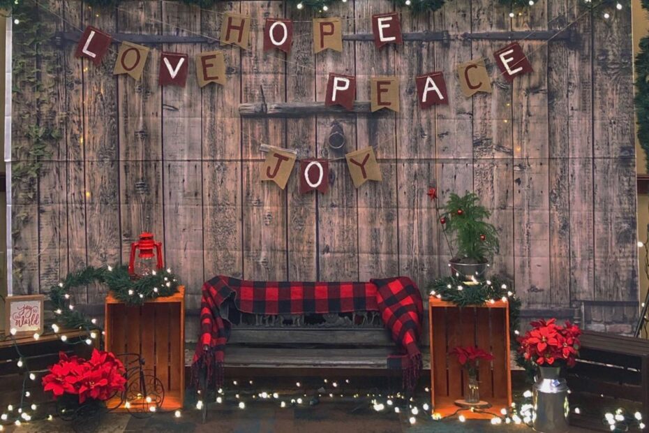 christmas decor ideas backdrop 20+ Diy Christmas Backdrop Ideas