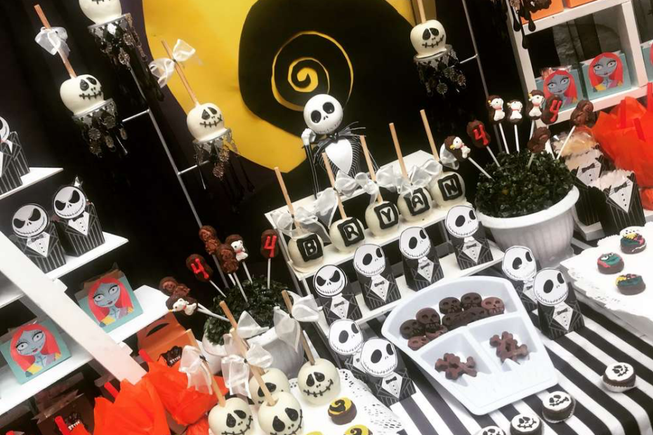 nightmare before christmas party decor Nightmare before Christmas Birthday Party Ideas Photo 5 of 20 Christmas birthday party