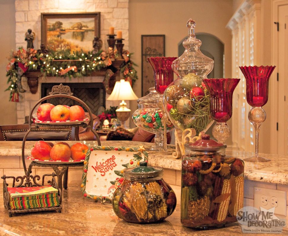 christmas kitchen island decor 20+ Kitchen Island Christmas Decorating Ideas The Urban Decor