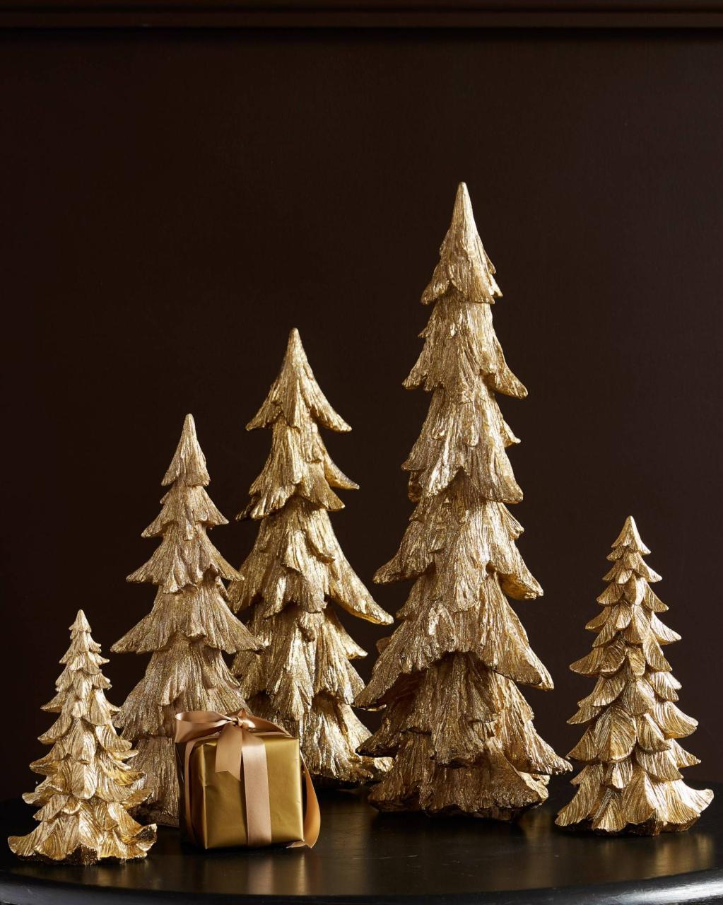 gold christmas tabletop decor 20+ Small Gold Tabletop Christmas Tree