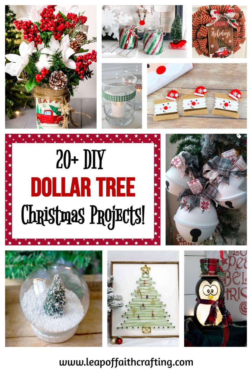 diy dollar tree christmas decor DIY Dollar Tree Crafts for Christmas Easy and Cheap! Leap of Faith Crafting