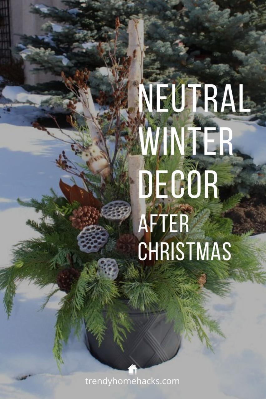 winter decor not christmas 20+ Outdoor Winter Decorations Not Christmas PIMPHOMEE